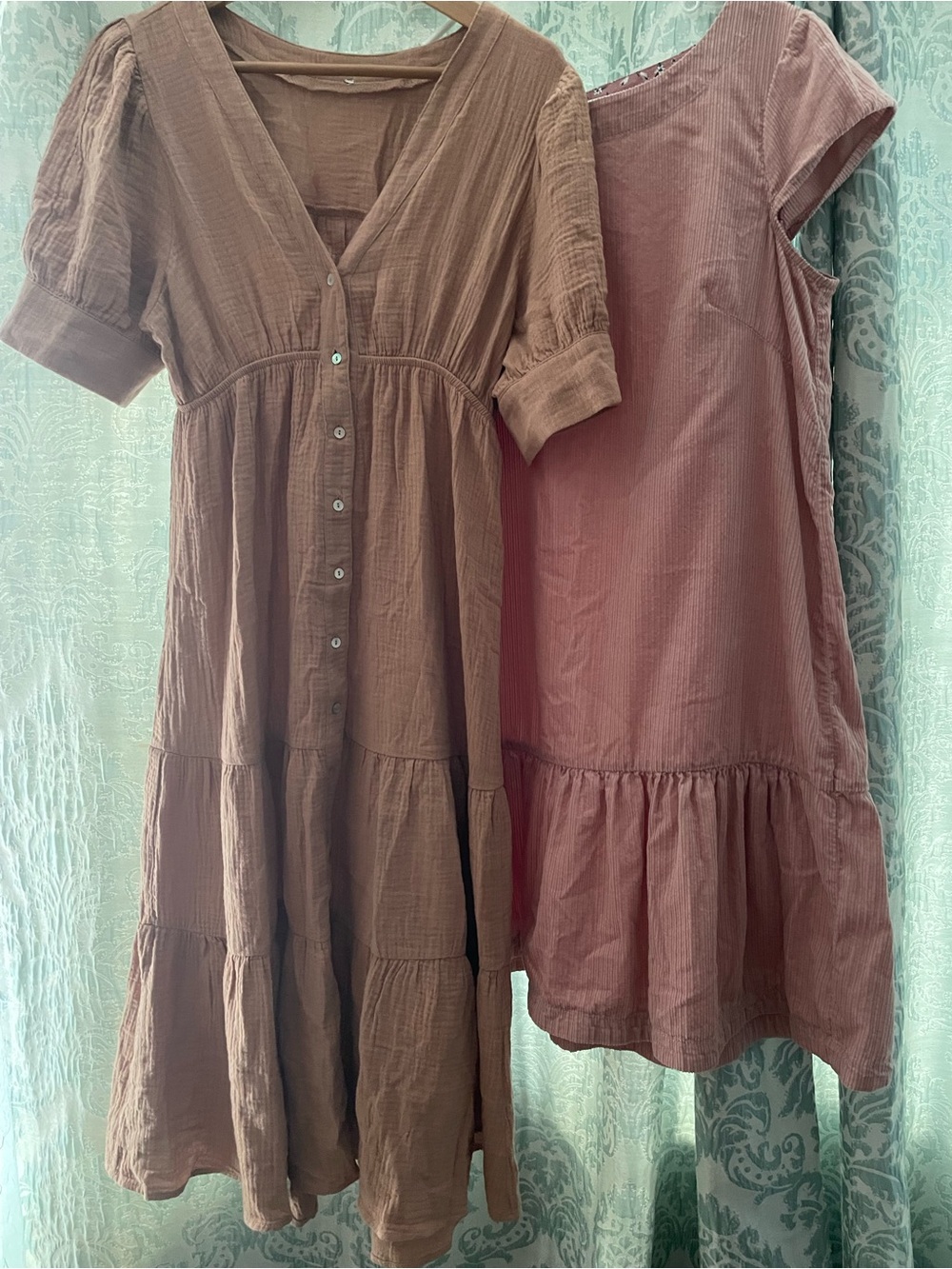 Bundle of TWO Med summer dresses. Morning Lavender & Anthropologie Maeve dresses